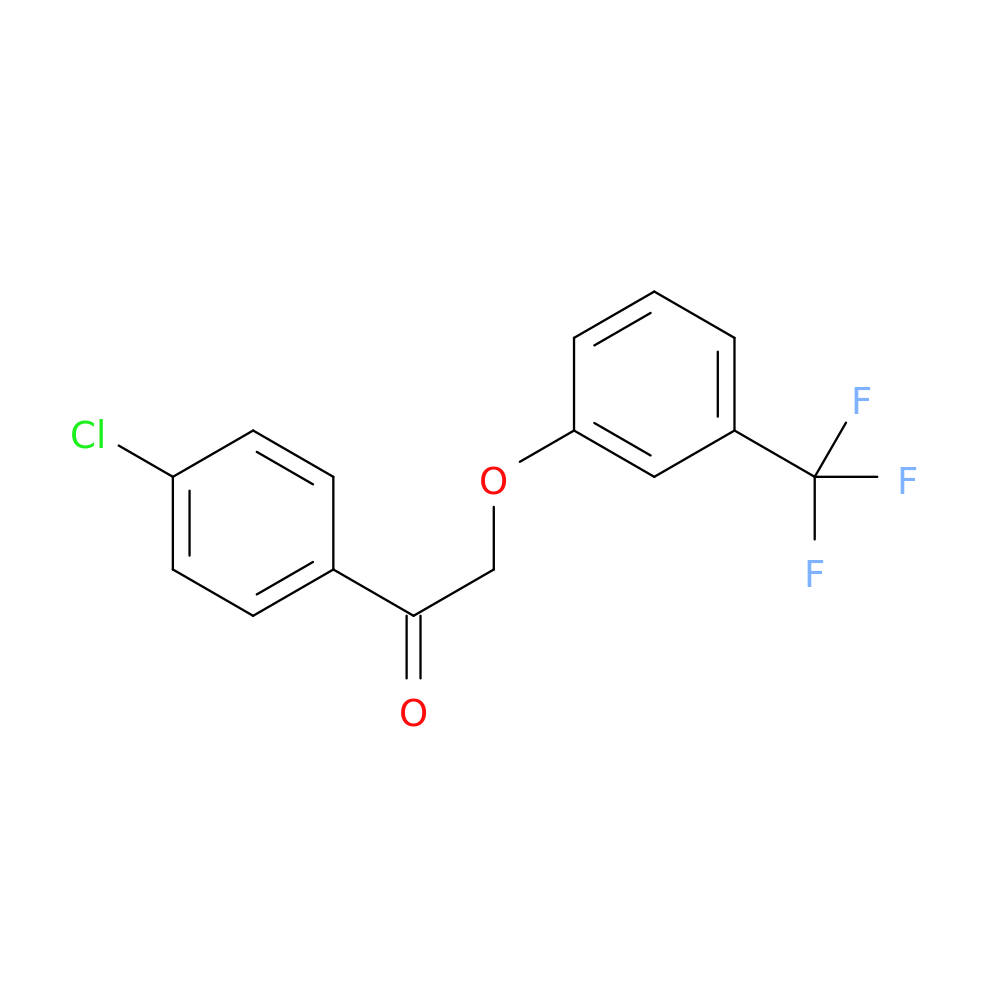 1-(4-chlorophenyl)-2-[3-(trifluoromethyl)phenoxy]ethan-1-one