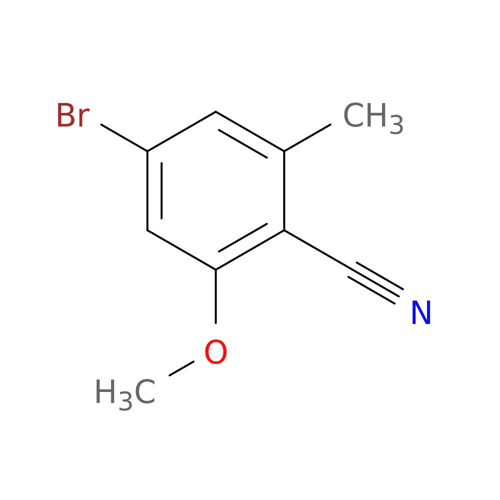 4-Bromo-2-methoxy-6-methylbenzonitrile