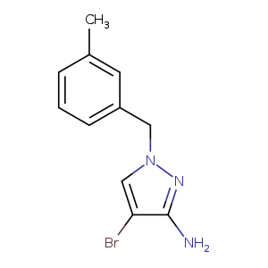 4-Bromo-1-(3-methylbenzyl)-1H-pyrazol-3-amine
