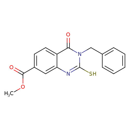 methyl 3-benzyl-4-oxo-2-sulfanyl-3,4-dihydroquinazoline-7-carboxylate