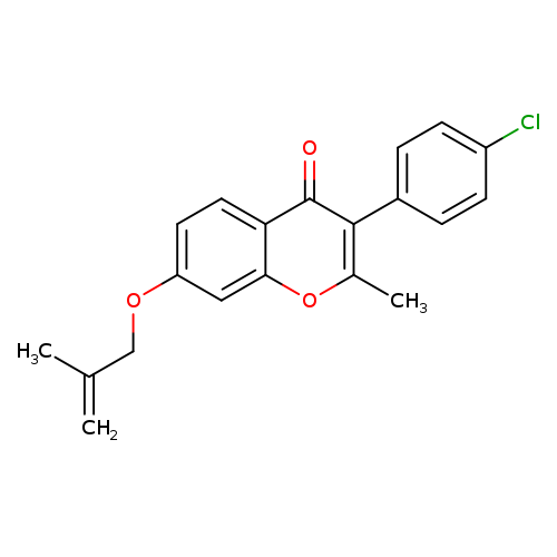 3-(4-chlorophenyl)-2-methyl-7-[(2-methylprop-2-en-1-yl)oxy]-4H-chromen-4-one