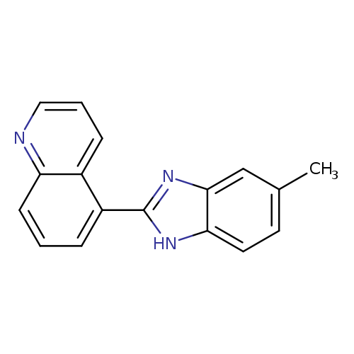 5-(5-methyl-1H-1,3-benzodiazol-2-yl)quinoline