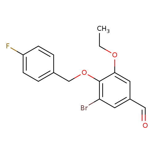 3-Bromo-5-ethoxy-4-[(4-fluorobenzyl)oxy]benzaldehyde