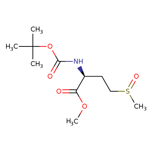 methyl (2S)-2-{[(tert-butoxy)carbonyl]amino}-4-methanesulfinylbutanoate