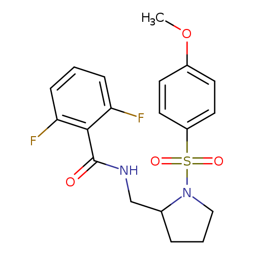 2,6-difluoro-N-{[1-(4-methoxybenzenesulfonyl)pyrrolidin-2-yl]methyl}benzamide