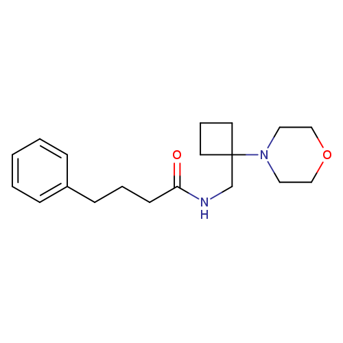 N-{[1-(morpholin-4-yl)cyclobutyl]methyl}-4-phenylbutanamide