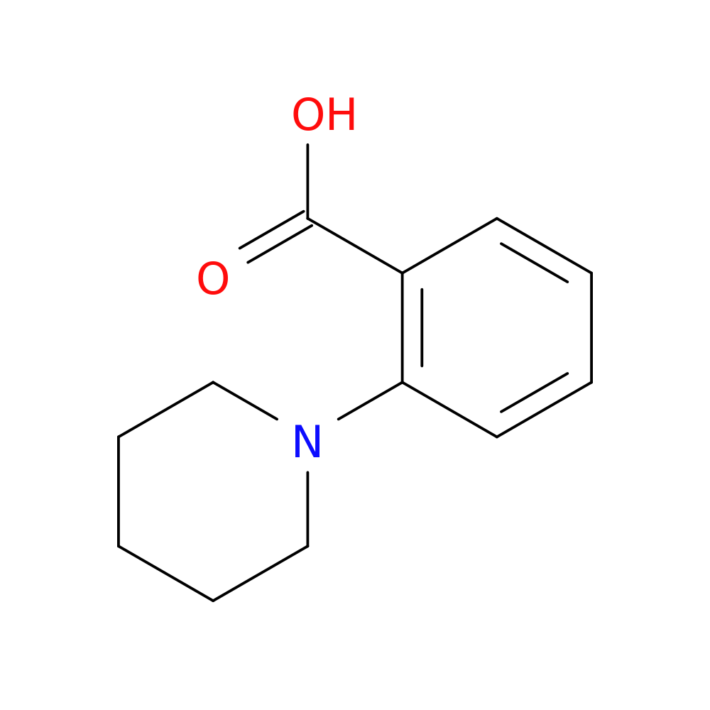 2-(1-Piperidinyl)Benzoic Acid