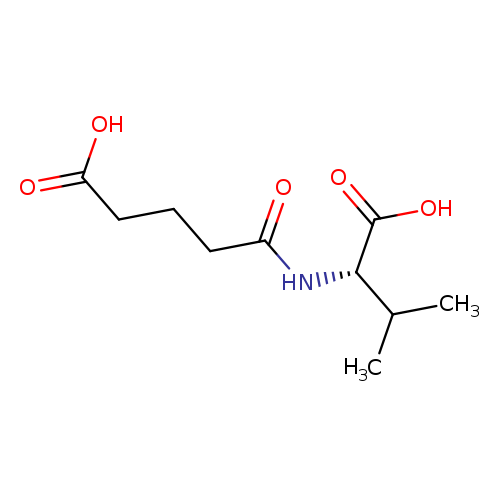 4-{[(1S)-1-carboxy-2-methylpropyl]carbamoyl}butanoic acid