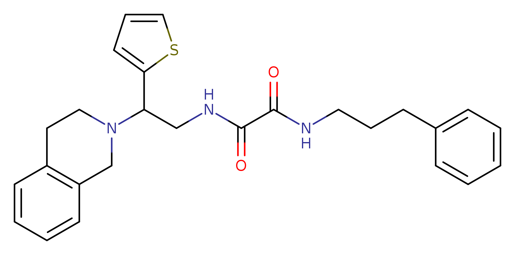 N'-(3-phenylpropyl)-N-[2-(1,2,3,4-tetrahydroisoquinolin-2-yl)-2-(thiophen-2-yl)ethyl]ethanediamide