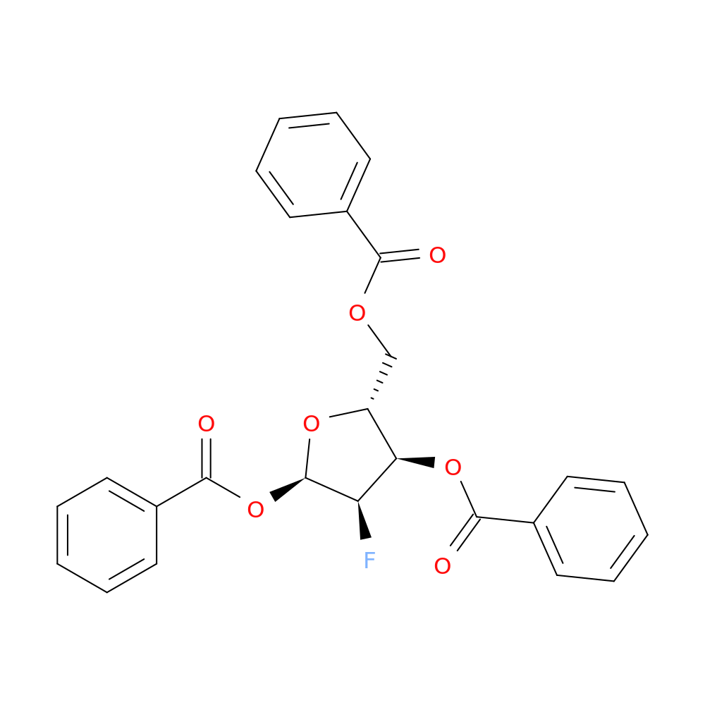 1,3,5-Tri-O-benzoyl-2-deoxy-2-fluoro-α-D-ribofuranose