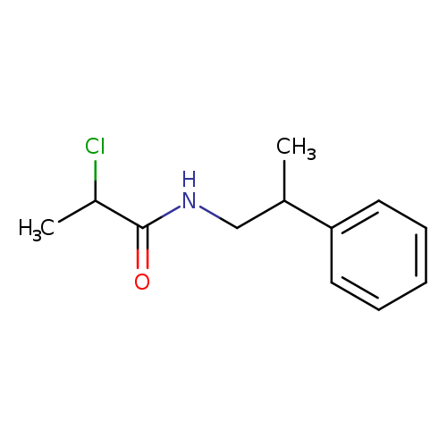2-chloro-N-(2-phenylpropyl)propanamide