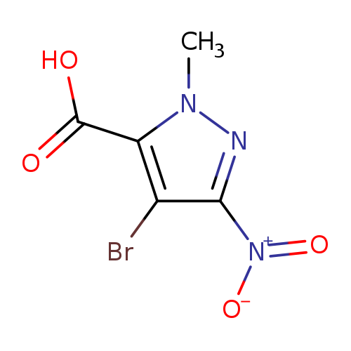 4-Bromo-1-methyl-3-nitro-1H-pyrazole-5-carboxylic acid