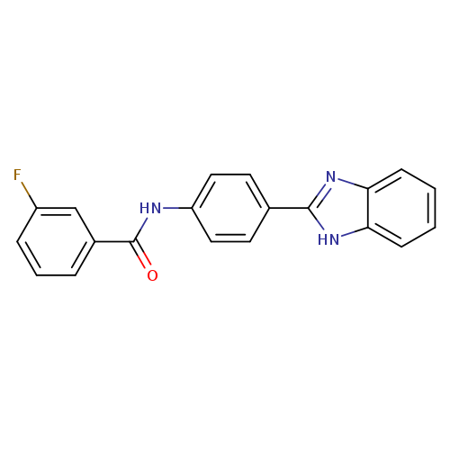 N-[4-(1H-1,3-benzodiazol-2-yl)phenyl]-3-fluorobenzamide