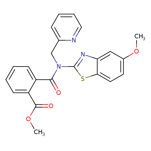 methyl 2-[(5-methoxy-1,3-benzothiazol-2-yl)[(pyridin-2-yl)methyl]carbamoyl]benzoate