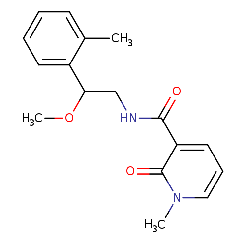 N-[2-methoxy-2-(2-methylphenyl)ethyl]-1-methyl-2-oxo-1,2-dihydropyridine-3-carboxamide