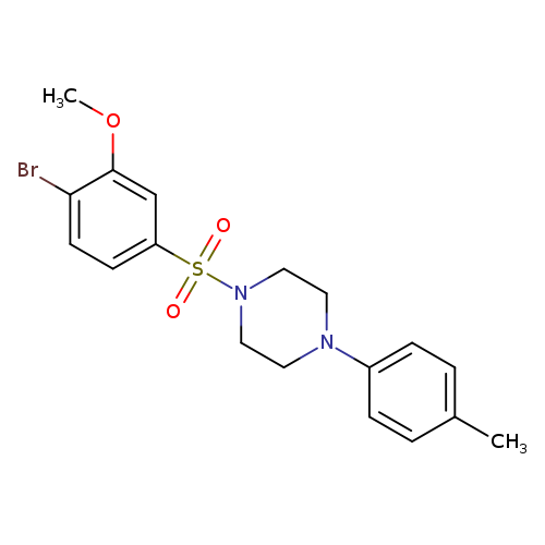 1-(4-bromo-3-methoxybenzenesulfonyl)-4-(4-methylphenyl)piperazine