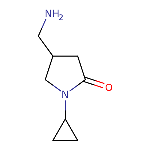 4-(AMINOMETHYL)-1-CYCLOPROPYLPYRROLIDIN-2-ONE