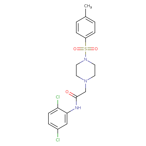 N-(2,5-dichlorophenyl)-2-[4-(4-methylbenzenesulfonyl)piperazin-1-yl]acetamide