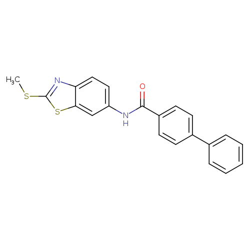 N-[2-(methylsulfanyl)-1,3-benzothiazol-6-yl]-[1,1'-biphenyl]-4-carboxamide