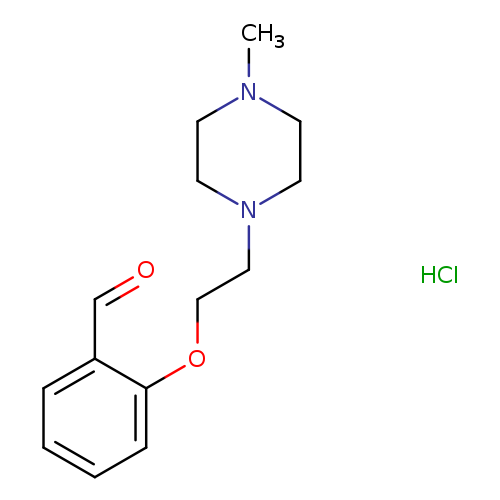 2-[2-(4-methyl-1-piperazinyl)ethoxy]benzaldehyde hydrochloride
