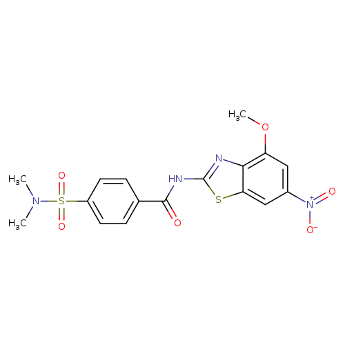 4-(dimethylsulfamoyl)-N-(4-methoxy-6-nitro-1,3-benzothiazol-2-yl)benzamide