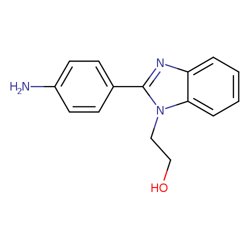 2-[2-(4-aminophenyl)-1H-1,3-benzodiazol-1-yl]ethan-1-ol