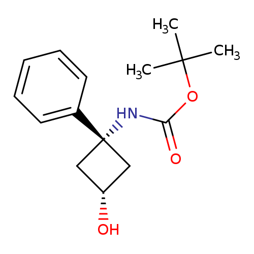 tert-butylN-[(1s,3s)-3-hydroxy-1-phenylcyclobutyl]carbamate