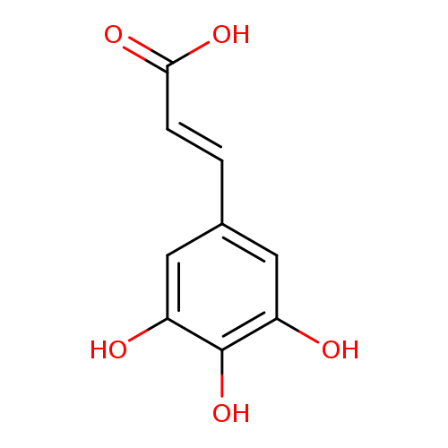 2-Propenoic acid, 3-(3,4,5-trihydroxyphenyl)-, (2E)-