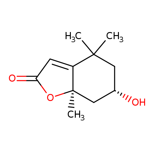 2(4H)-Benzofuranone,5,6,7,7a-tetrahydro-6-hydroxy-4,4,7a-trimethyl-, (6S,7aR)-