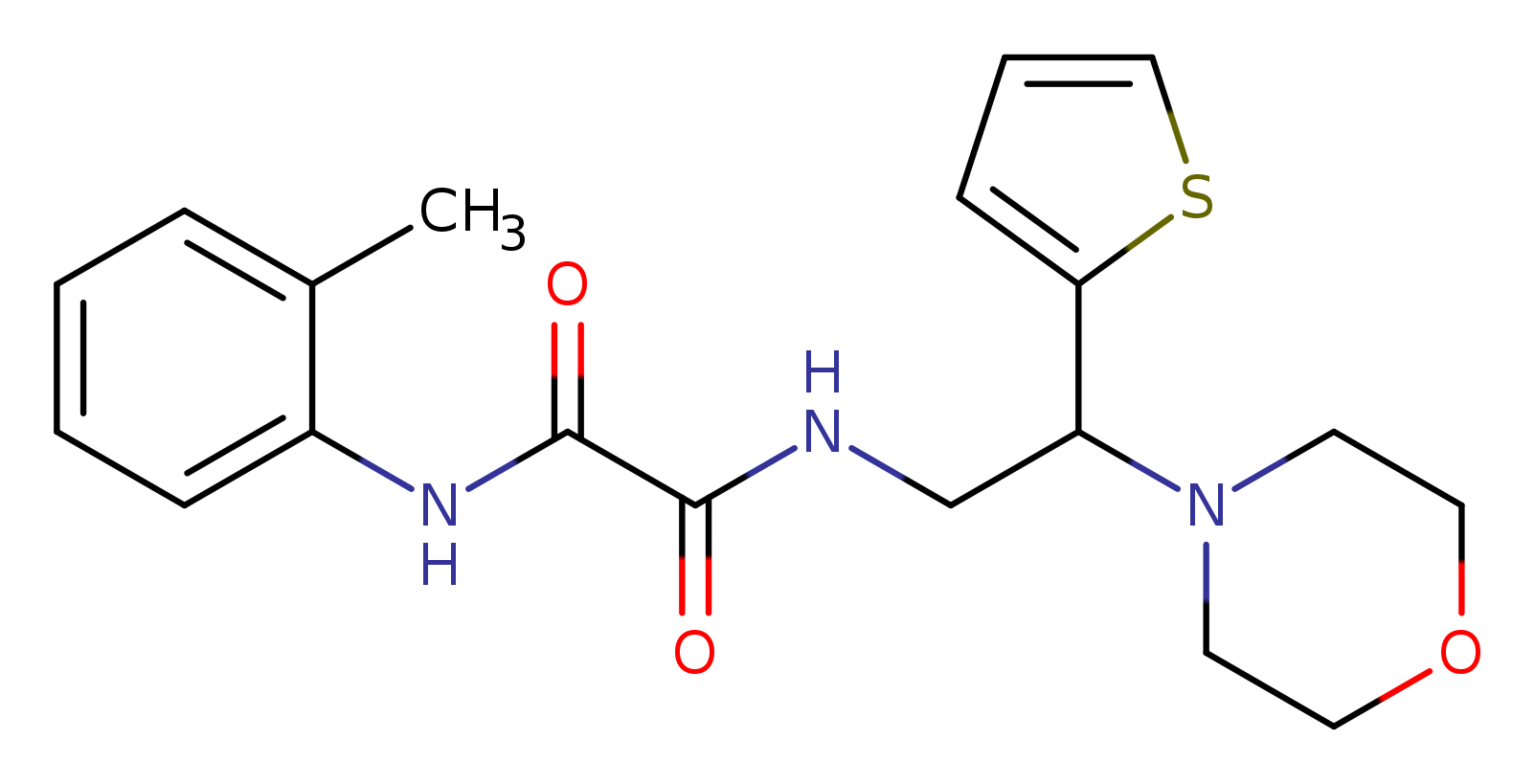 N'-(2-methylphenyl)-N-[2-(morpholin-4-yl)-2-(thiophen-2-yl)ethyl]ethanediamide
