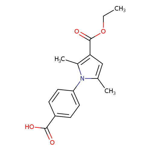 4-[3-(Ethoxycarbonyl)-2,5-dimethyl-1h-pyrrol-1-yl]benzoic acid
