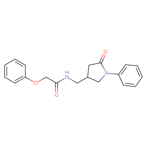 N-[(5-oxo-1-phenylpyrrolidin-3-yl)methyl]-2-phenoxyacetamide