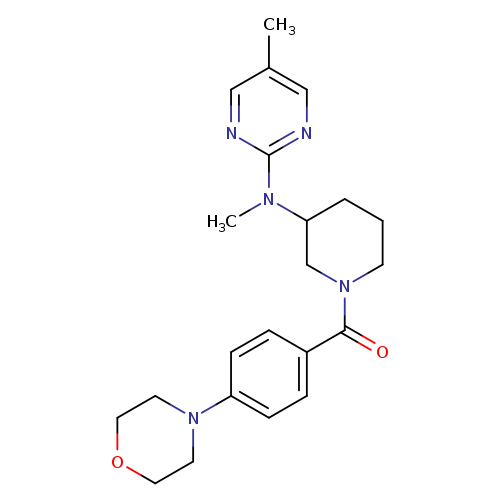 N,5-dimethyl-N-{1-[4-(morpholin-4-yl)benzoyl]piperidin-3-yl}pyrimidin-2-amine