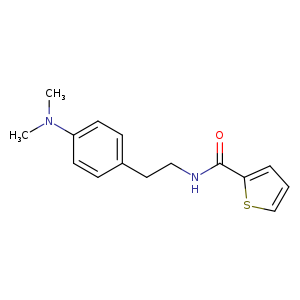 N-{2-[4-(dimethylamino)phenyl]ethyl}thiophene-2-carboxamide