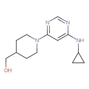 (1-(6-(Cyclopropylamino)pyrimidin-4-yl)piperidin-4-yl)methanol