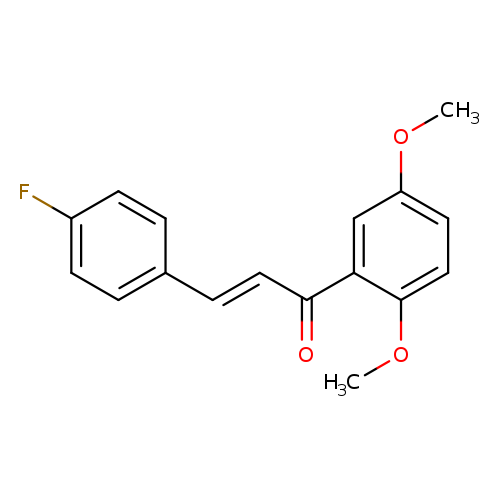 (2E)-1-(2,5-dimethoxyphenyl)-3-(4-fluorophenyl)prop-2-en-1-one