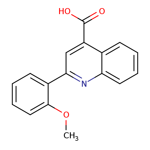 4-Quinolinecarboxylic acid, 2-(2-methoxyphenyl)-
