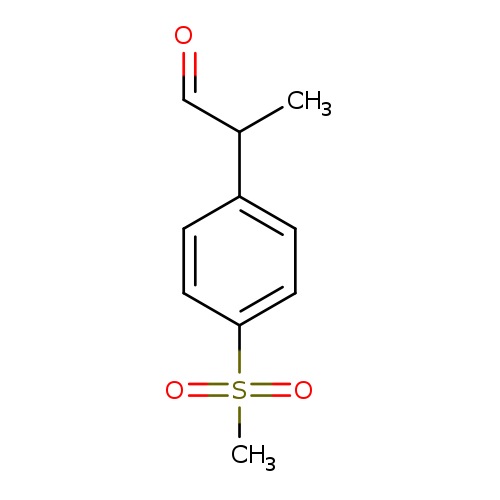 2-(4-methanesulfonylphenyl)propanal