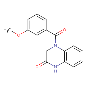 4-(3-methoxybenzoyl)-1,2,3,4-tetrahydroquinoxalin-2-one