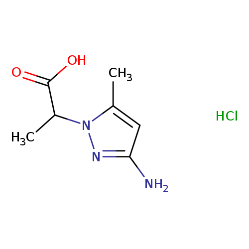 2-(3-amino-5-methyl-1H-pyrazol-1-yl)propanoic acid