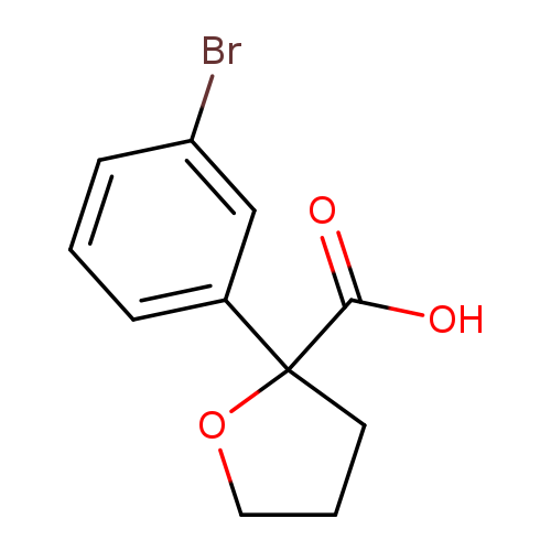 2-(3-bromophenyl)oxolane-2-carboxylicacid