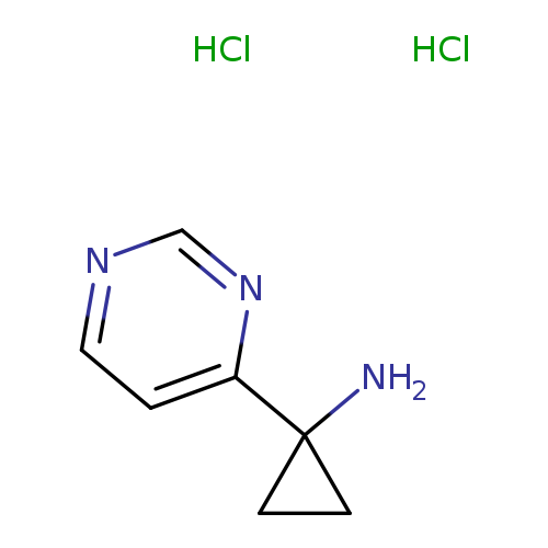 1-(pyrimidin-4-yl)cyclopropan-1-amine dihydrochloride