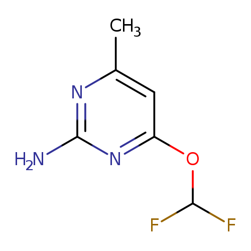 2-Pyrimidinamine, 4-(difluoromethoxy)-6-methyl-
