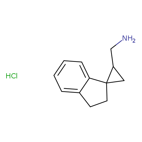 2',3'-dihydrospiro[cyclopropane-1,1'-indene]-3-ylmethanamine hydrochloride