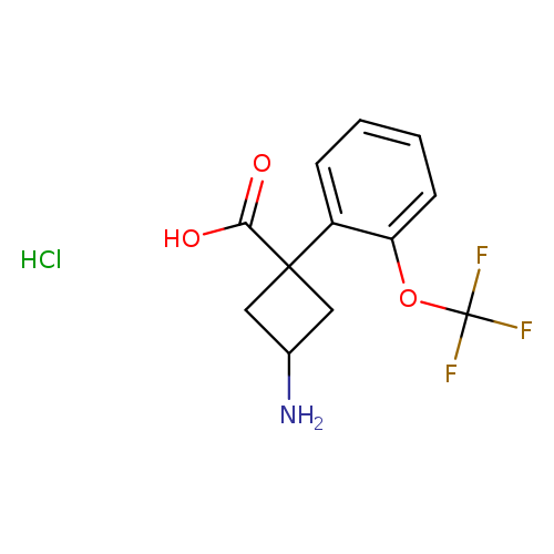 3-amino-1-[2-(trifluoromethoxy)phenyl]cyclobutane-1-carboxylic acid hydrochloride
