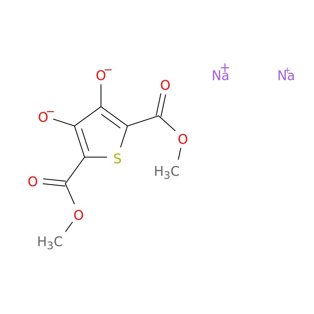Dimethyl 3,4-dihydroxythiophene-2,5-dicarboxylate, disodium salt