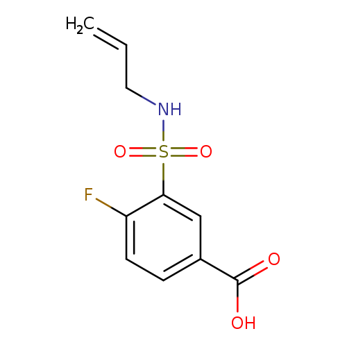 4-fluoro-3-[(prop-2-en-1-yl)sulfamoyl]benzoic acid