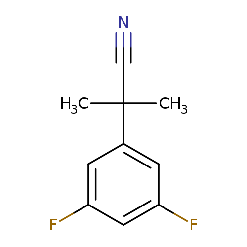 2-(3,5-difluorophenyl)-2-methylpropanenitrile