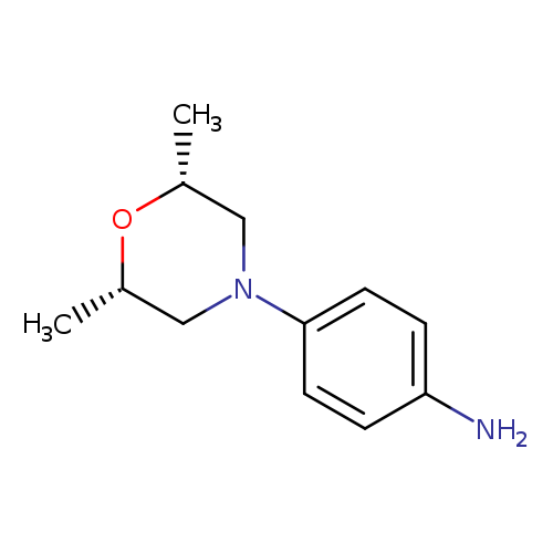 4-[2,6-dimethylmorpholin-4-yl]aniline, cis