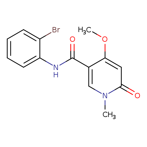 N-(2-bromophenyl)-4-methoxy-1-methyl-6-oxo-1,6-dihydropyridine-3-carboxamide